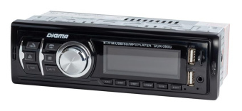 Автомагнитола Digma DCR-350G 1DIN 4x45Вт от магазина РЭССИ