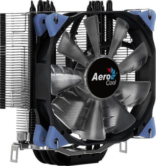 Устройство охлаждения(кулер) Aerocool Verkho 5 Dark Soc-AM5/AM4/1151/1200/2066/2011/1700 черный 4-pin 15-27dB Al+Cu 150W 741gr Ret от магазина РЭССИ