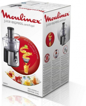 Соковыжималка центробежная Moulinex JU550D10 800Вт рез.сок.:2000мл. серебристый/черный от магазина РЭССИ