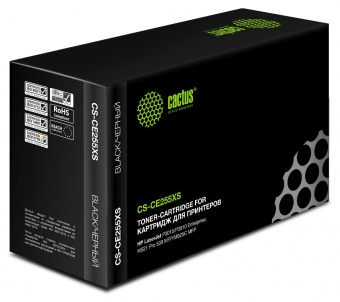 Картридж лазерный Cactus CS-CE255XS CE255X черный (12500стр.) для HP LJ P3015 от магазина РЭССИ
