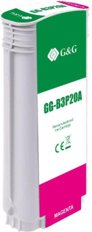 Картридж струйный G&G №727 GG-B3P20A пурпурный (130мл) для HP DJ T920/T1500/T2530 от магазина РЭССИ