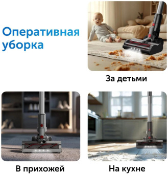 Пылесос ручной Red Solution V3070 350Вт черный/серый от магазина РЭССИ