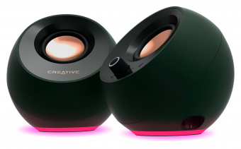 Колонки Creative Pebble Pro 2.0 черный/черный 10Вт BT портативные от магазина РЭССИ