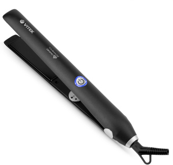 Выпрямитель Vitek VT-8404 35Вт черный макс.темп.:220С покрытие:керамико-турмалиновое от магазина РЭССИ