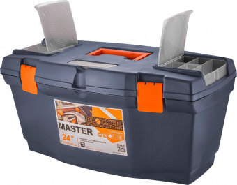 Ящик для инстр. Blocker Master 1отд. серый/оранжевый (BR6006СРСВЦОР) от магазина РЭССИ
