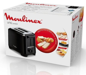 Тостер Moulinex LT140811 800Вт черный от магазина РЭССИ