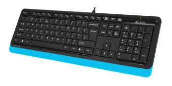 Клавиатура + мышь A4Tech Fstyler F1010 клав:черный/синий мышь:черный/синий USB Multimedia от магазина РЭССИ