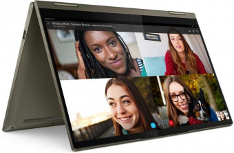 Ноутбук Lenovo Yoga 7 14ITL5 Core i5 1135G7 8Gb SSD512Gb Intel Iris Xe graphics 14" IPS Touch FHD (1920x1080) Windows 11 Home d.green WiFi BT Cam (82BH00EMRU) от магазина РЭССИ