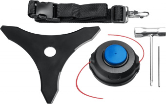 Триммер электрический Зубр Мастер ТАБ-365 аккум. 36Вт разбор.штан. реж.эл.:леска/нож от магазина РЭССИ