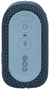 Колонка порт. JBL GO 3 синий 4.2W 1.0 BT 10м (JBLGO3BLU) от магазина РЭССИ
