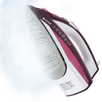 Утюг Vitek VT-1215 2400Вт розовый от магазина РЭССИ