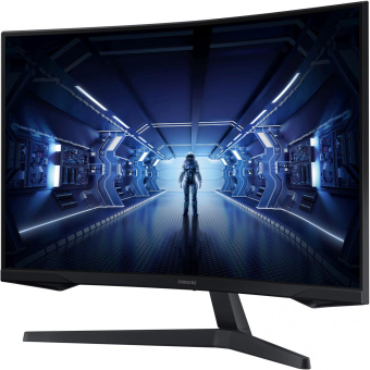 Монитор Samsung 32" Odyssey G5 C32G55TQBI черный VA LED 1ms 16:9 HDMI матовая 300:1 178гр/178гр 2560x1440 DP WQ 5.2кг от магазина РЭССИ