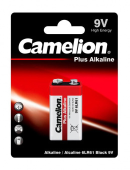 Батарея Camelion Plus Alkaline 6LR61-BP1 9V 550mAh (1шт) блистер от магазина РЭССИ