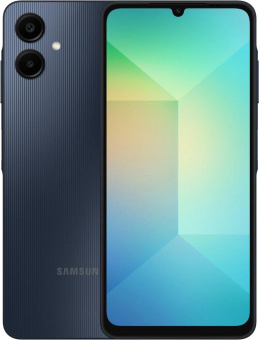 Смартфон Samsung SM-A065F Galaxy A06 128Gb 6Gb черный моноблок 3G 4G 2Sim 6.7" 720x1600 Android 14 50Mpix 802.11 a/b/g/n/ac GPS GSM900/1800 GSM1900 microSD max1024Gb от магазина РЭССИ