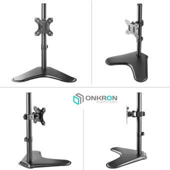 Кронштейн для мониторов Onkron D101FS черный 13"-34" макс.8кг настольный поворот и наклон от магазина РЭССИ