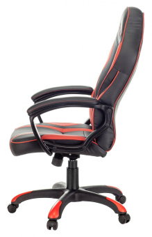 Кресло игровое A4Tech Bloody GC-350 черный/красный эко.кожа крестов. пластик черный от магазина РЭССИ
