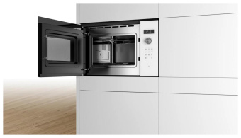 Микроволновая печь Bosch BFL554MW0 25л. 900Вт белый (встраиваемая) от магазина РЭССИ