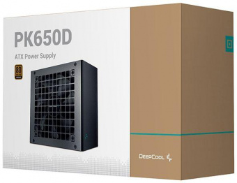 Блок питания Deepcool ATX 650W PK650D 80+ bronze 24+2x(4+4) pin APFC 120mm fan 7xSATA RTL от магазина РЭССИ