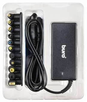 Блок питания Buro BUM-0054B65 автоматический 65W 18.5V-20V 11-connectors 4A от бытовой электросети LED индикатор от магазина РЭССИ