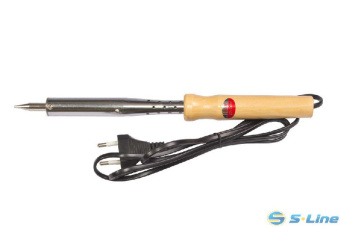 WD-100 Паяльник 220в 100W паяльник(нихромовый нагреватель)с деревянной ручкой  Zhongdi от магазина РЭССИ