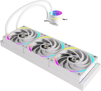 Система водяного охлаждения Formula Oasis L360 ARGB Soc-AM5/AM4/1200/2066/1700/1851 белый 4-pin 1-27dB Al+Cu 360W Ret (OASIS L360 ARGB WH) от магазина РЭССИ