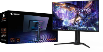 Монитор Gigabyte 31.5" Aorus FO32U2P черный QD OLED LED 16:9 HDMI M/M матовая HAS Piv 250cd 178гр/178гр 3840x2160 240Hz FreeSync Premium Pro DP 4K USB 8.53кг от магазина РЭССИ