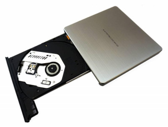 Привод DVD-RW LG GP60NS60 серебристый/черный USB slim ultra slim внешний RTL от магазина РЭССИ