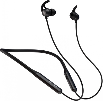 Гарнитура вкладыши Edifier W280NB 0.5м черный беспроводные bluetooth в ушной раковине от магазина РЭССИ