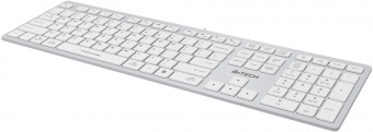Клавиатура A4Tech Fstyler FX50 белый USB slim Multimedia (FX50 WHITE) от магазина РЭССИ