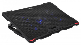 Подставка для ноутбука Digma D-NCP180-5 18"415x295x25мм 2xUSB 5x 79/150ммFAN 850г черный от магазина РЭССИ