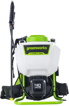 Опрыскиватель Greenworks G40BPS аккум. ранц. 15л белый/зеленый (5300007UA) от магазина РЭССИ