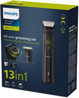 Триммер Philips MG9530/15 черный 5Вт (насадок в компл:13шт) от магазина РЭССИ