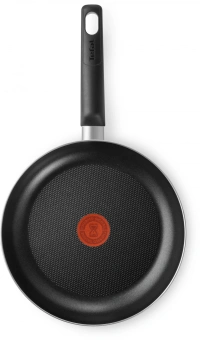 Сковорода Tefal Easy Plus 04237924 круглая 24см ручка несъемная (с крышкой) черный (9100054100) от магазина РЭССИ