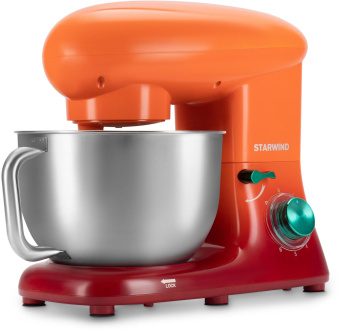 Миксер планетарный Starwind SPM7160 1600Вт оранжевый от магазина РЭССИ
