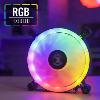 Вентилятор Aerocool Spectro 12 120x120mm 4-pin (Molex)20dB 140gr LED Ret от магазина РЭССИ