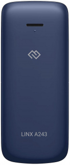 Мобильный телефон Digma A243 Linx 32Mb темно-синий моноблок 2Sim 2.4" 240x320 GSM900/1800 GSM1900 microSD max32Gb от магазина РЭССИ
