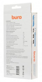 Сетевой фильтр Buro 800SH-3-B 3м (8 розеток) черный (коробка) от магазина РЭССИ