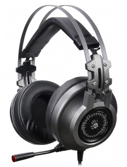 Наушники с микрофоном A4Tech Bloody J527 серый 2м мониторные USB оголовье (J527) от магазина РЭССИ