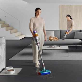 Пылесос Dyson SV47 V15S DETECT SUBMARINE 660Вт желтый/никель от магазина РЭССИ