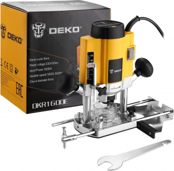 Фрезер Deko DKR1600E 1600Вт 30000об/мин макс.ход:52мм от магазина РЭССИ