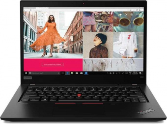 Ноутбук Lenovo ThinkPad X13 G1 Core i5 10210U 8Gb SSD256Gb Intel UHD Graphics 13.3" TN FHD (1920x1080) Free DOS black WiFi BT Cam (20T3A07SCD) от магазина РЭССИ