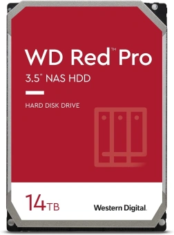Жесткий диск WD SATA-III 14TB WD142KFGX NAS Red Pro (7200rpm) 512Mb 3.5" от магазина РЭССИ