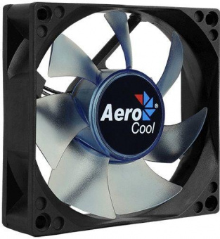 Вентилятор Aerocool Motion 8 Blue-3P 80x80mm 3-pin 25dB 90gr LED Ret от магазина РЭССИ