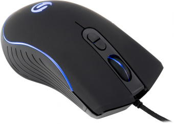 Мышь SunWind SW-M710G черный оптическая (3200dpi) USB для ноутбука (7but) от магазина РЭССИ