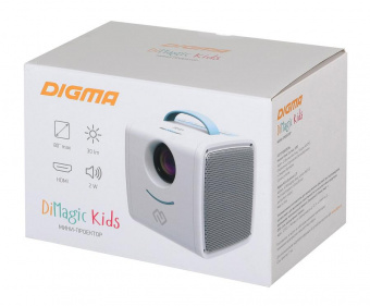 Мини-кинотеатр Digma DiMagic Kids белый/синий (DM002) от магазина РЭССИ