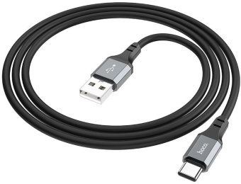 Кабель Hoco X86 X86 TYPE-C USB (m)-USB Type-C (m) 1м черный коробка от магазина РЭССИ
