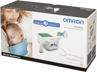 Ингалятор Omron DuoBaby (NE-301-RU) компрессорный стационарный белый от магазина РЭССИ