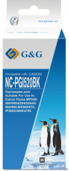 Картридж струйный G&G NC-PGI520BK черный (16мл) для Canon PIXMA MP540/550/560/620/630/640/980/990 от магазина РЭССИ