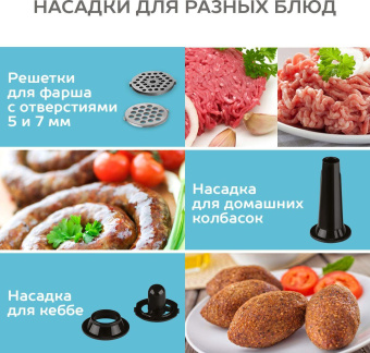 Мясорубка Scarlett SC-MG45S58 1900Вт черный от магазина РЭССИ