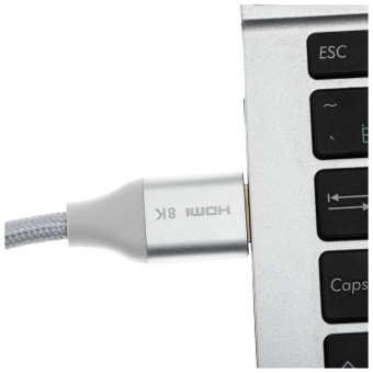 Кабель аудио-видео Cactus CS-HDMI.2.1-1.8 HDMI (m)/HDMI (m) 1.8м. Позолоченные контакты серебристый от магазина РЭССИ